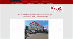 Desktop Screenshot of hotel-knote.com
